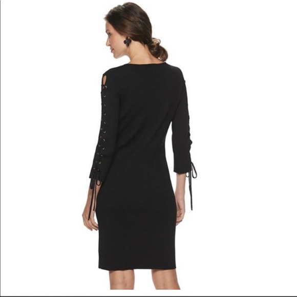 NWT Black Sweater Dress - Picture 2 of 6